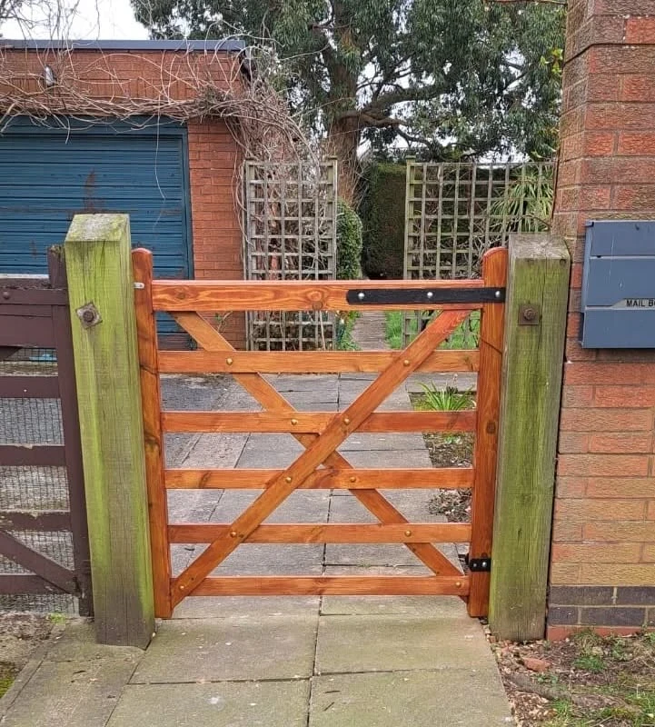Athelstan Primary School: Gate after — in Sherburn-in-Elmet by RGS Joinery and Building