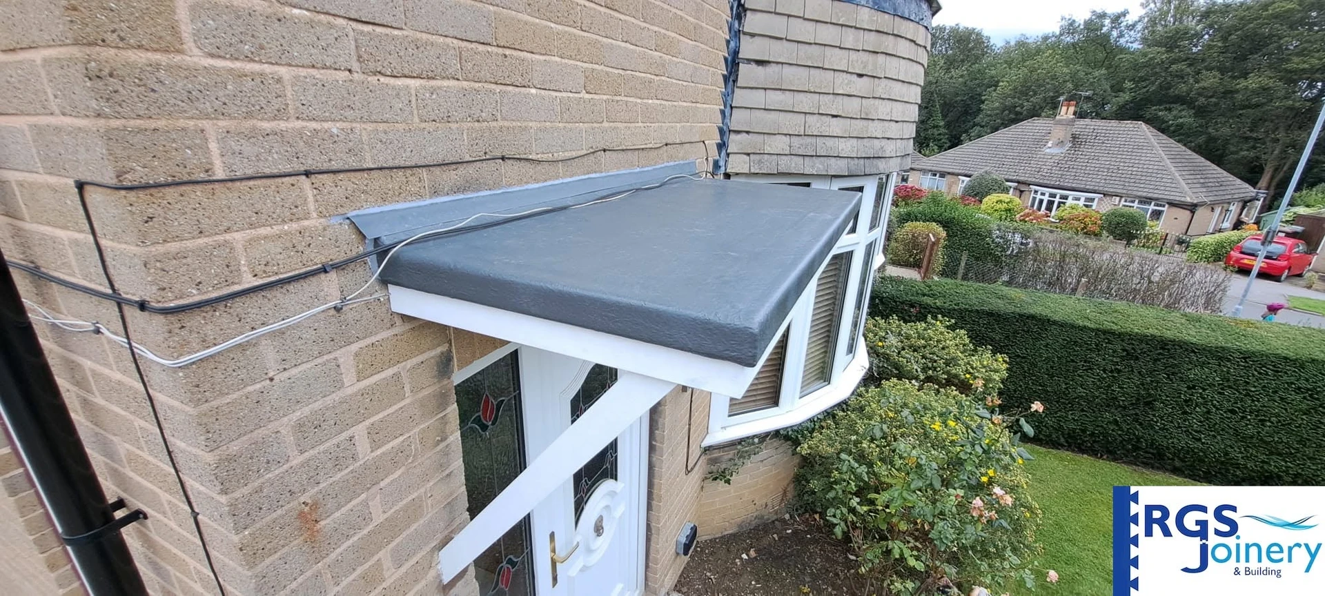 Front Door Canopy Replacement after — in West Yorkshire by RGS Joinery and Building