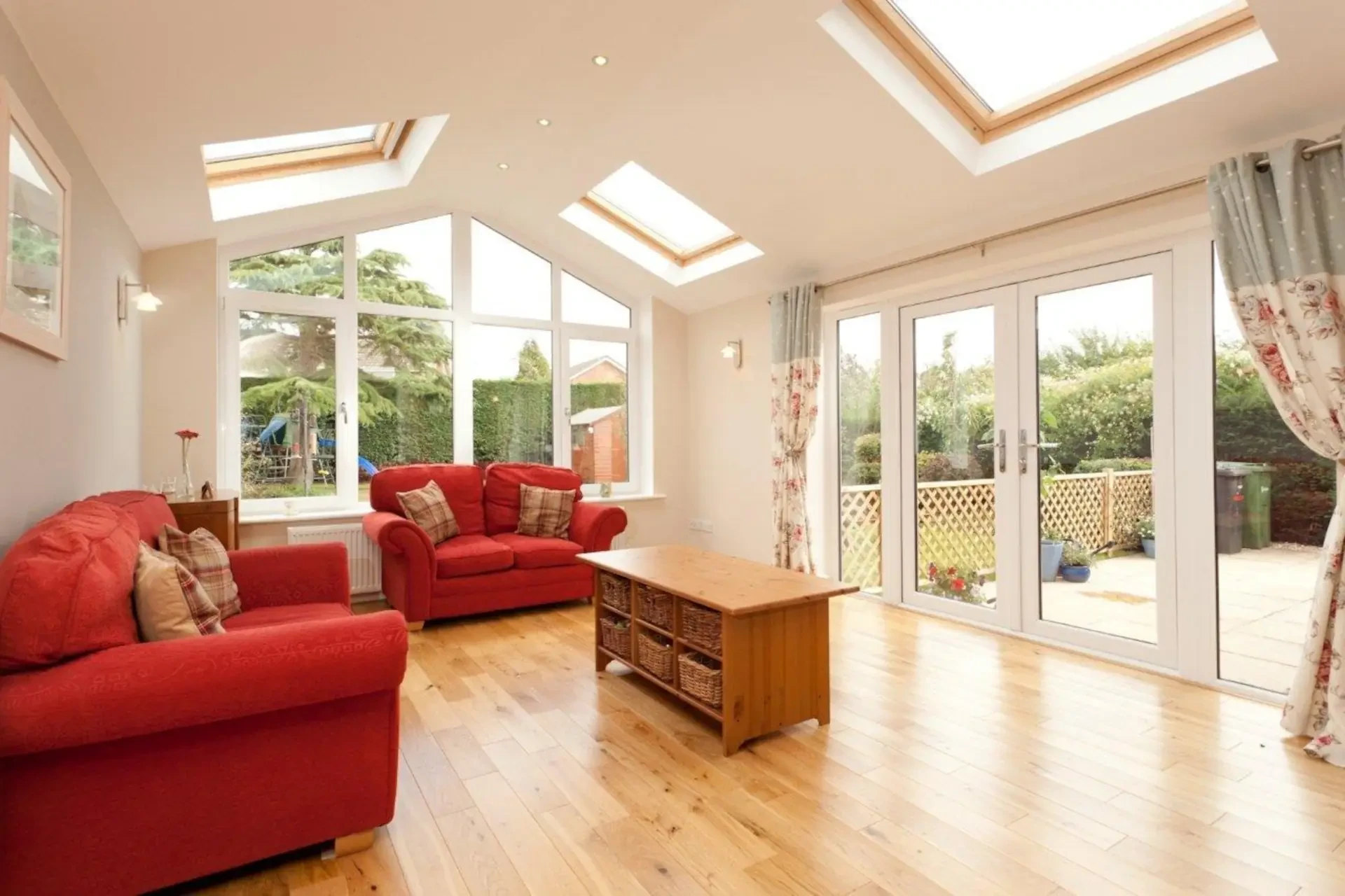 Vaulted Garden Room Extension in West Yorkshire by RGS Joinery and Building