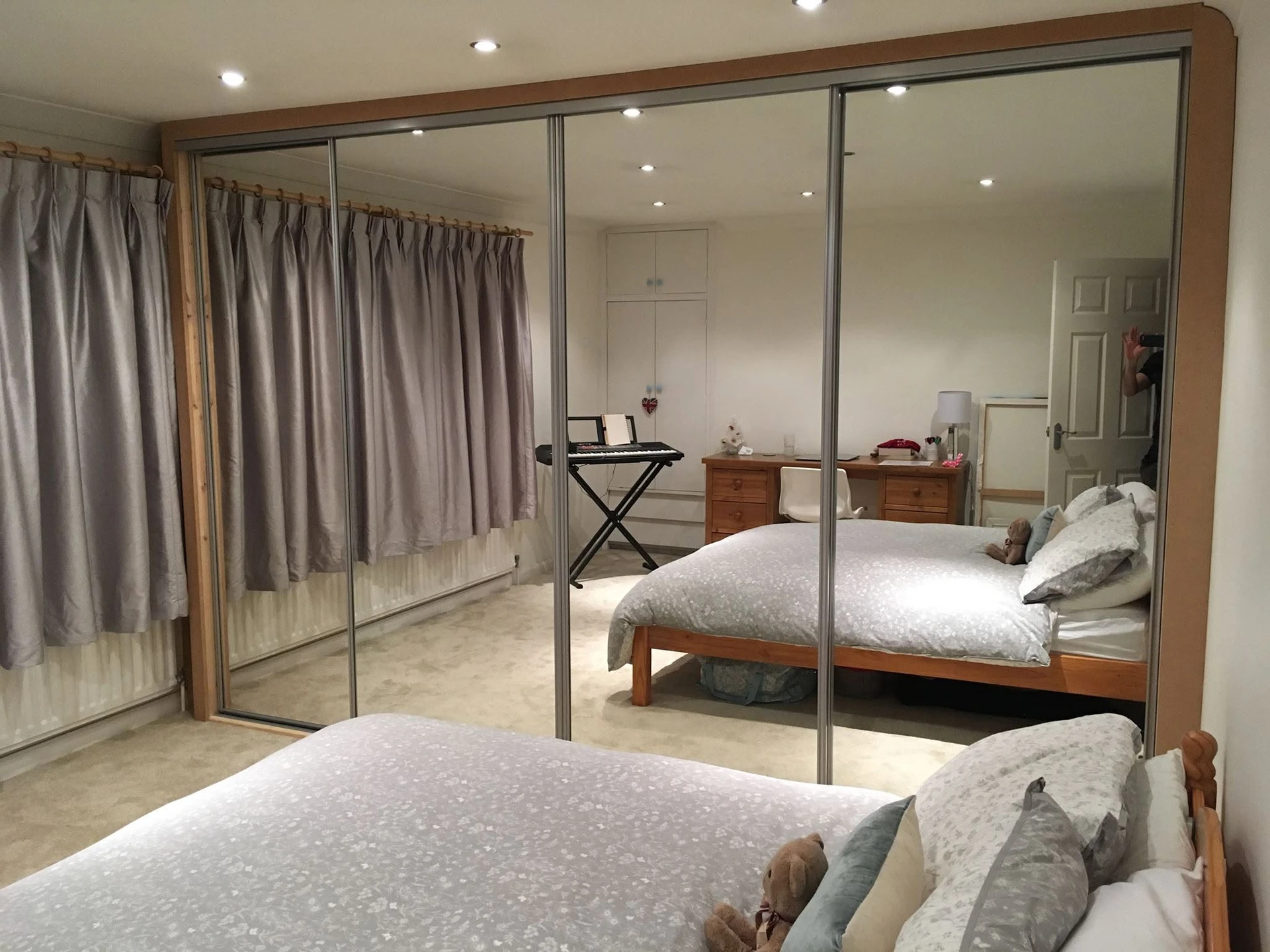 Mirrored Sliding Wardrobe in West Yorkshire by RGS Joinery and Building