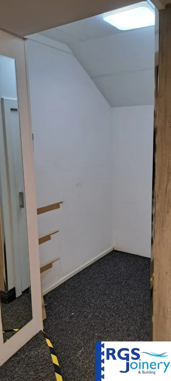 Bespoke Hearing Booth before — in Wetherby by RGS Joinery and Building