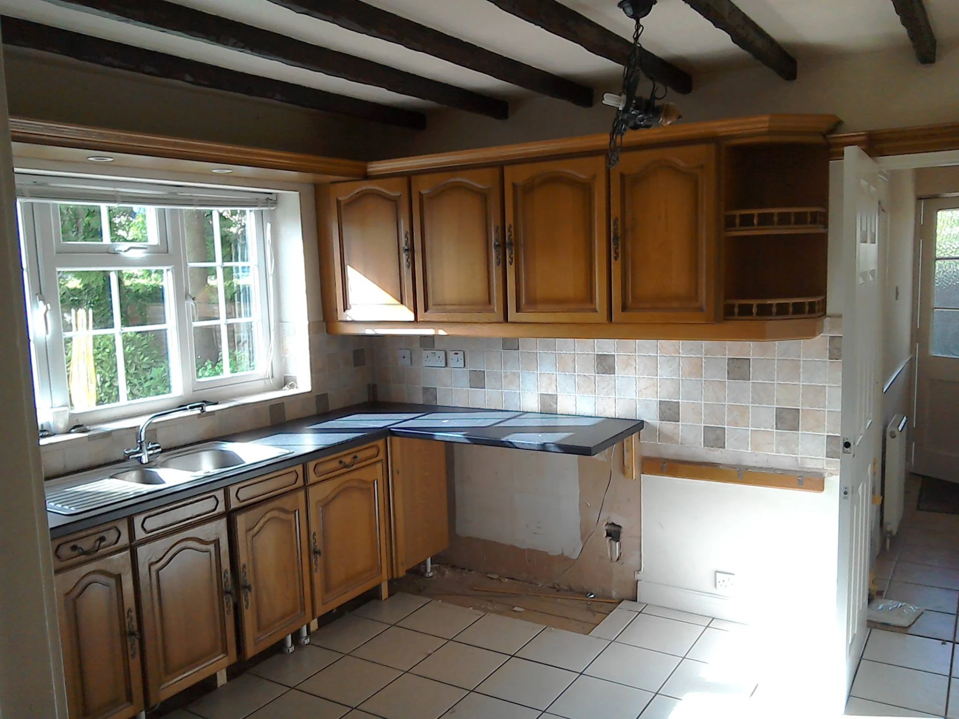 Cottage Kitchen Extension before — in West Yorkshire by RGS Joinery and Building