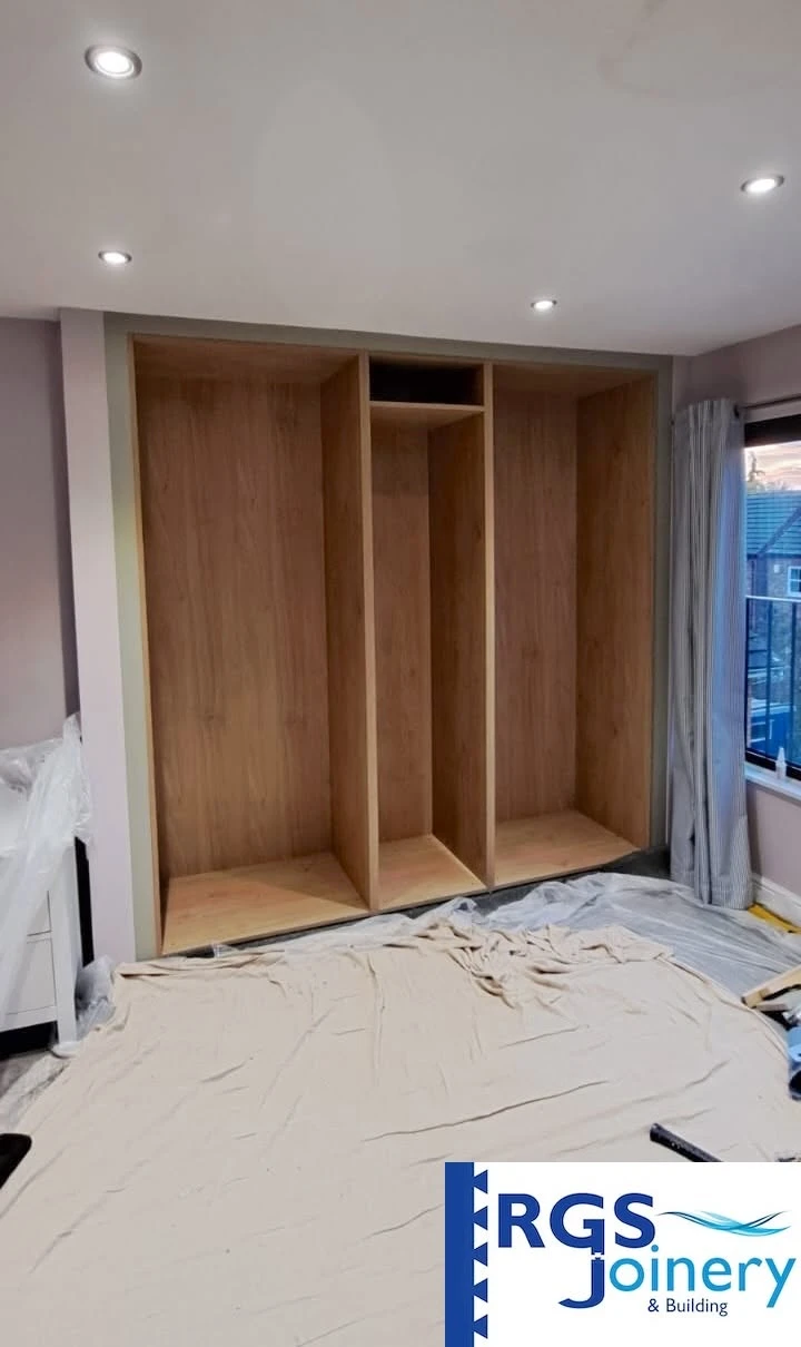 Sage Green Fitted Wardrobes before — in West Yorkshire by RGS Joinery and Building