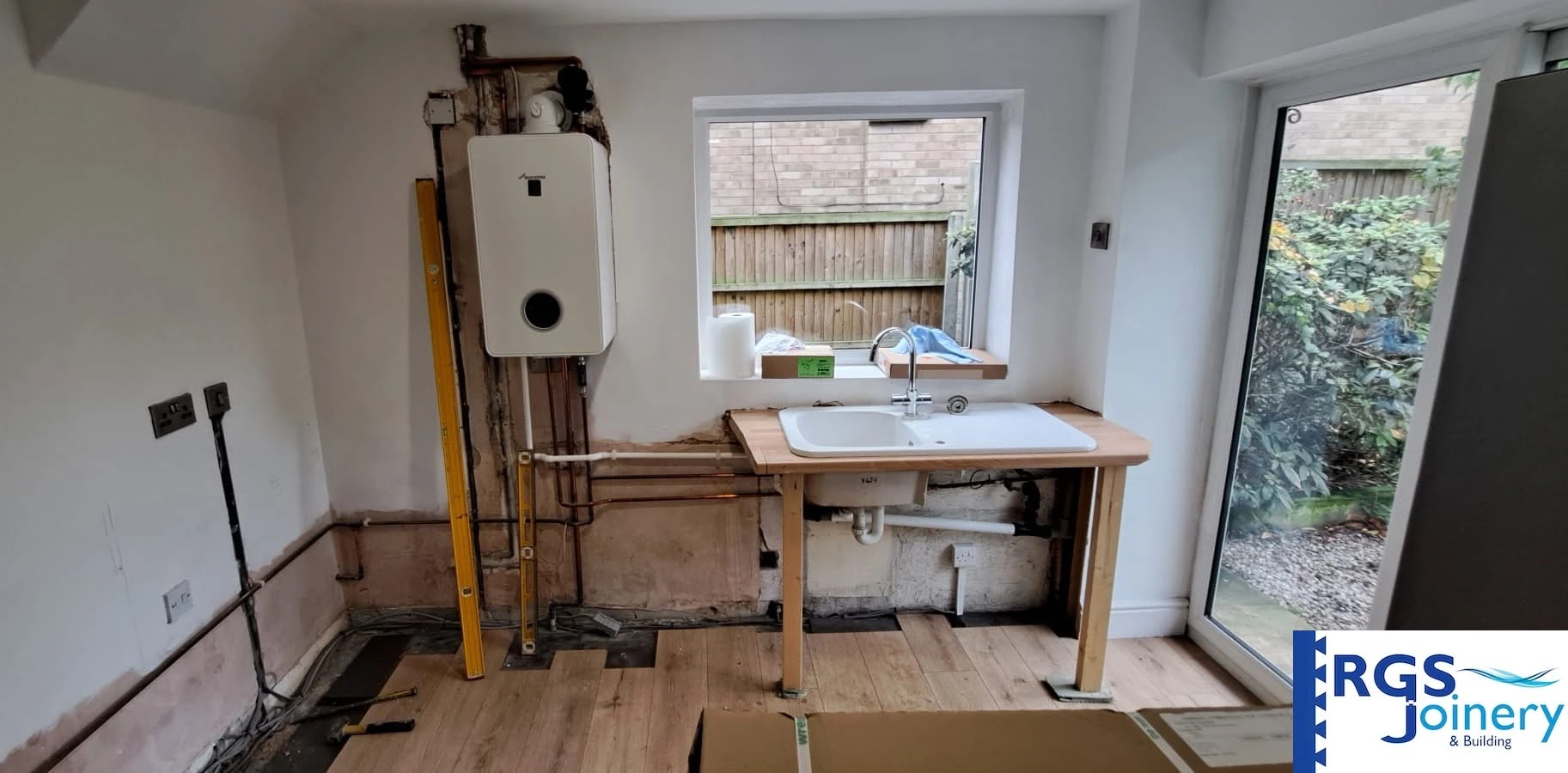 Wren Kitchen Installation before — in Leeds by RGS Joinery and Building