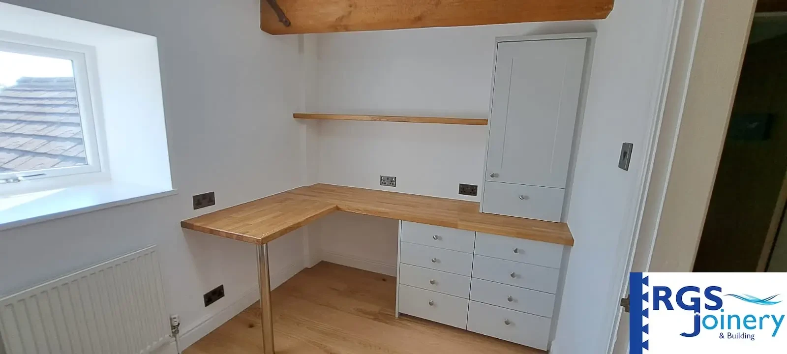 Bespoke Home Office after — in West Yorkshire by RGS Joinery and Building
