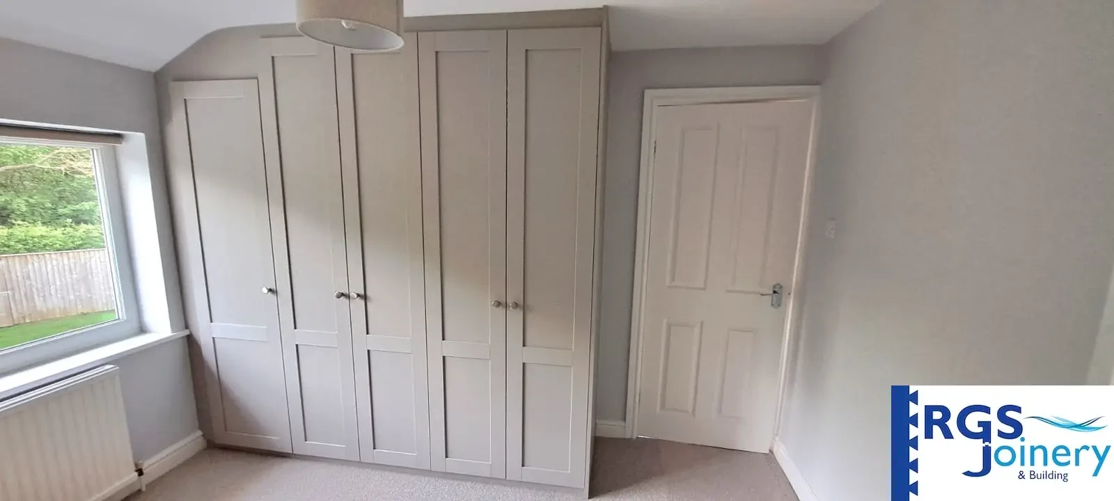 Modern Wardrobe & Hallway Cupboard after — in Wetherby by RGS Joinery and Building